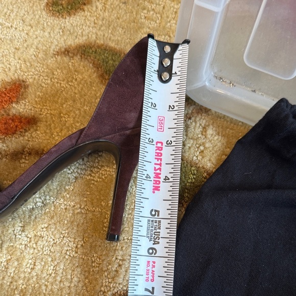 Vince Women's Rich Brown Suede Heels - Picture 4 of 9